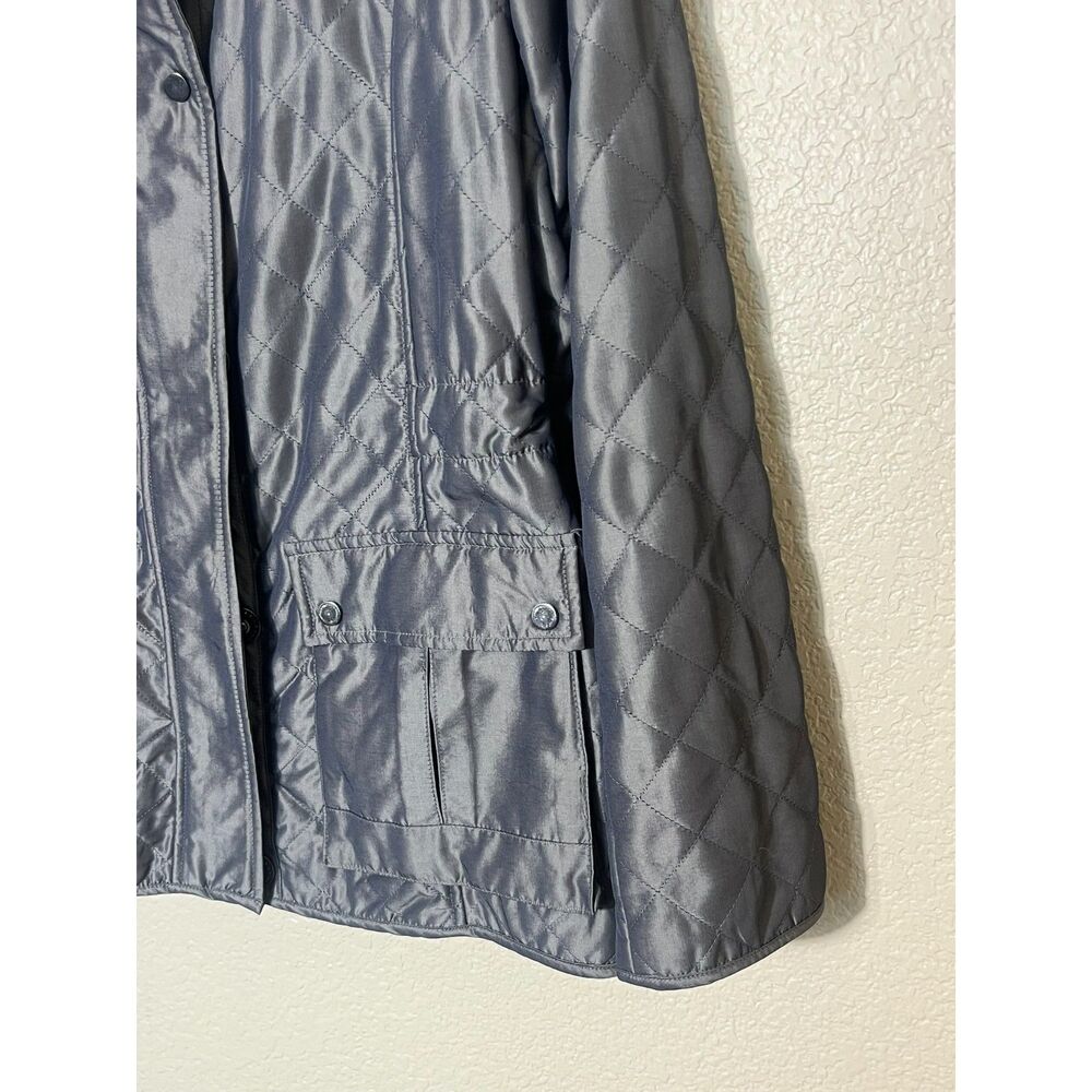 Pendleton Lightweight Gray Silver Puffer Anorak Q… - image 8
